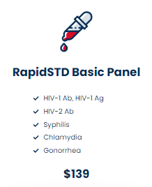 Rapid STD Testing Basic Plan